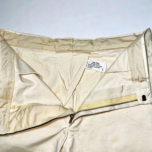 VTG Sail Loft Tan Suede Seat Sailing Shorts Mens 36 (Actual 34 inches) 9" inseam - Picture 4 of 11